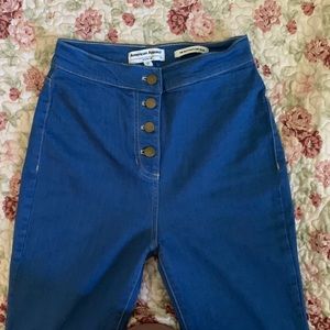 AA high waist wide leg jeans